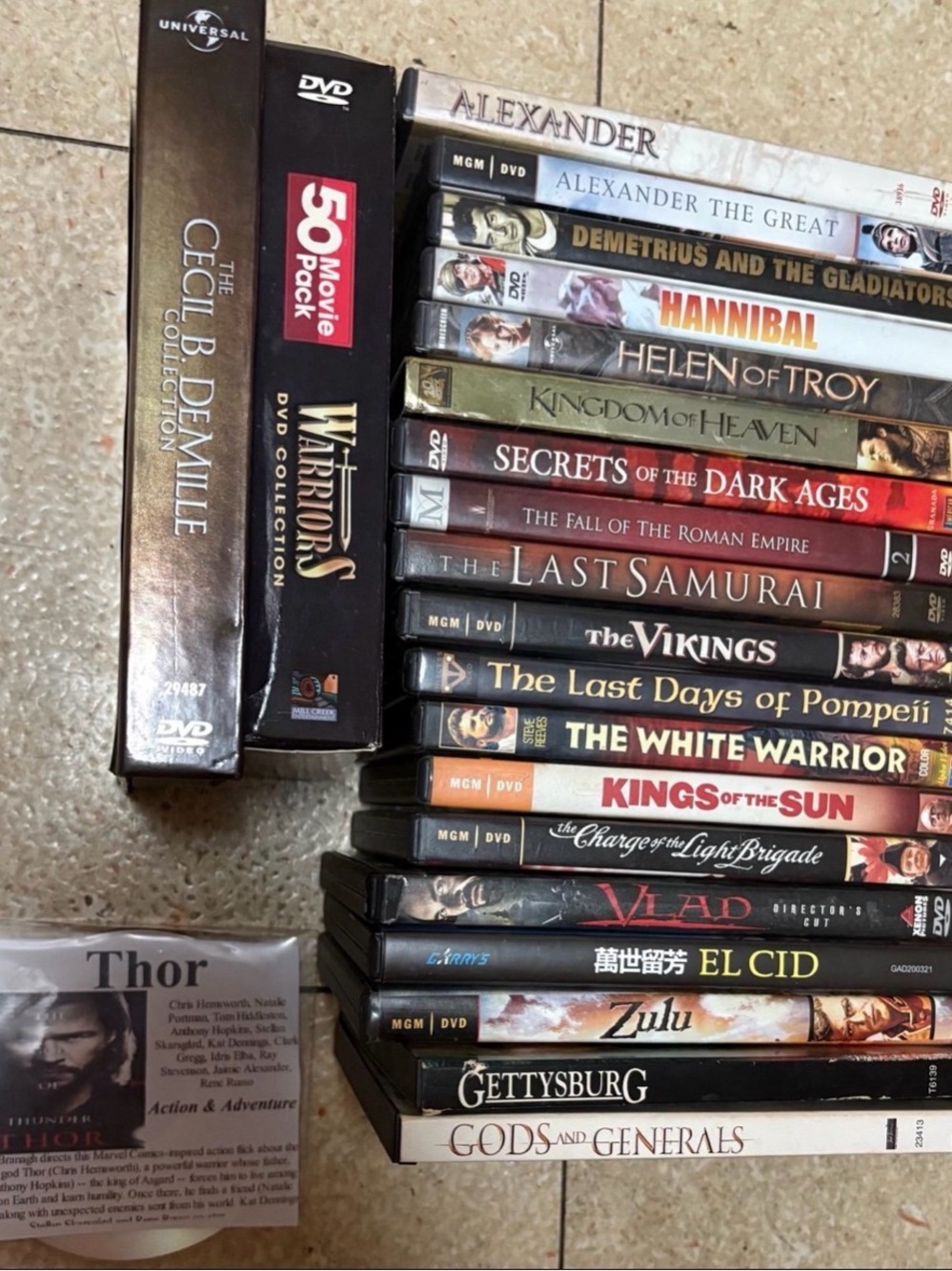 BATTLES & WARRIORS | DVD Variety Lot